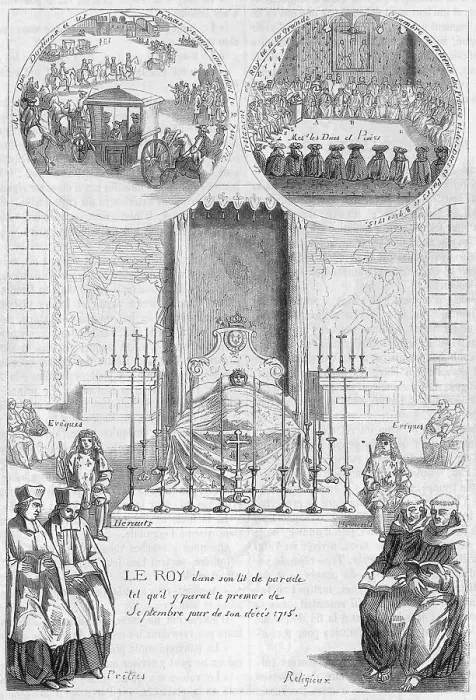 Framed Print : DEATH OF LOUIS XIV Framed Print : DEATH OF LOUIS XIV