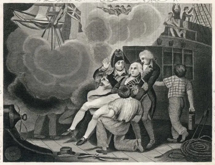 Framed Print : Death of Nelson Framed Print : Death of Nelson