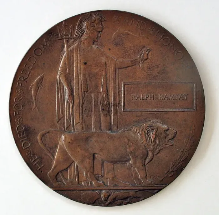 Framed Print : Death Plaque in the name of Ralph Ramsay Framed Print : Death Plaque in the name of Ralph Ramsay