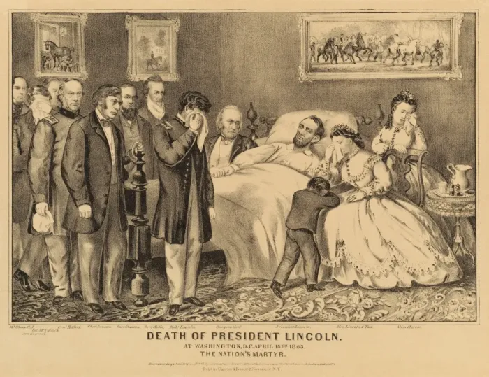Framed Print : Death of President Abraham Lincoln Framed Print : Death of President Abraham Lincoln