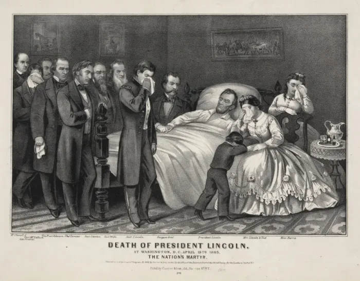 Framed Print : Death of President Lincoln: At Washington, D. C. April 15th 1 Framed Print : Death of President Lincoln: At Washington, D. C. April 15th 1