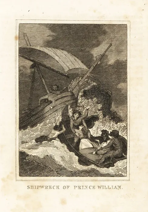 Framed Print : Death of Prince William in the English Channel in 1120 Framed Print : Death of Prince William in the English Channel in 1120