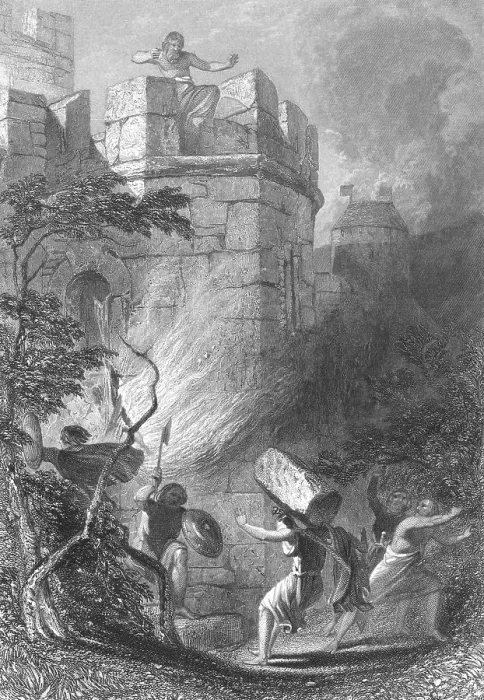 Framed Print : Death of Roderick O'Donnell