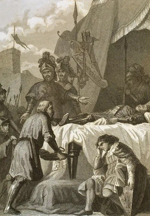 Framed Print : Death of the spanish nobleman El Cid (c. 1043-1099) Framed Print : Death of the spanish nobleman El Cid (c. 1043-1099)