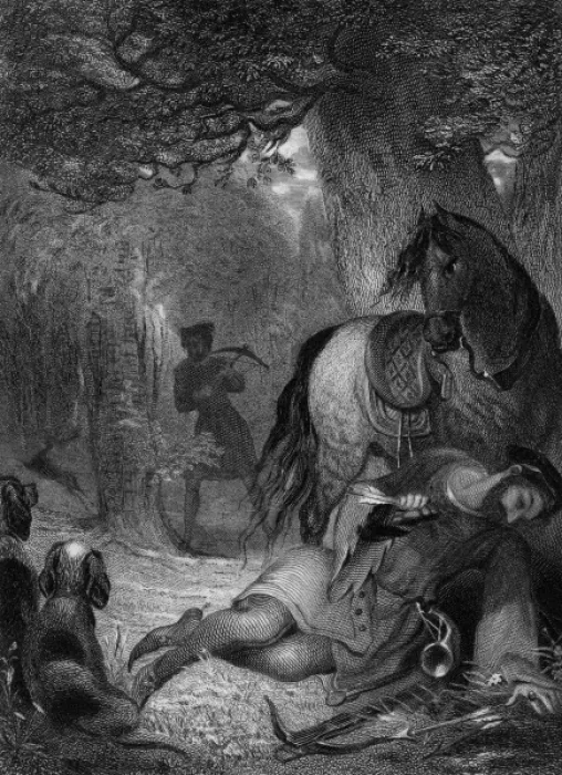 Framed Print : Death of William Rufus Framed Print : Death of William Rufus