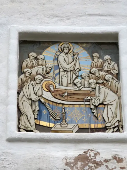 Framed Print : Deathbed - Virgin Mary - Solovetsky Monastery Framed Print : Deathbed - Virgin Mary - Solovetsky Monastery