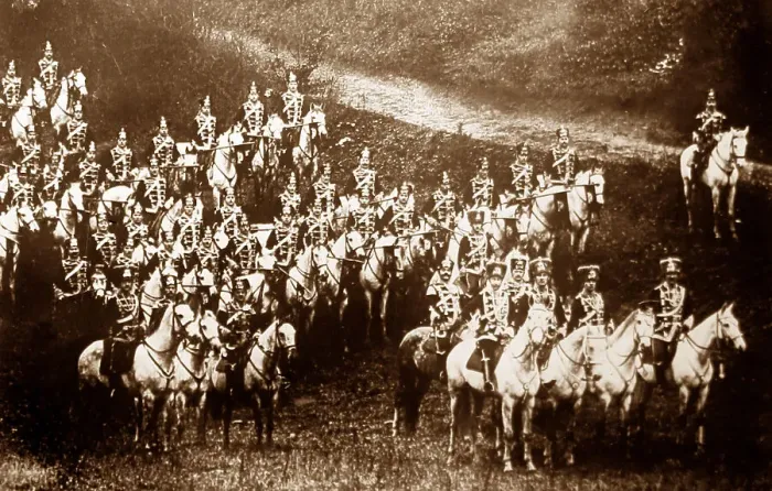 Framed Print : Deaths Head Hussars, German cavalry Framed Print : Deaths Head Hussars, German cavalry