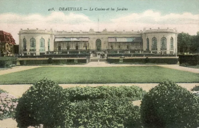 Framed Print : Deauville Casino C1910 Framed Print : Deauville Casino C1910
