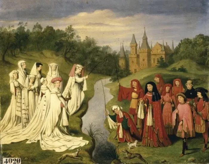 Framed Print : DEBACQ, Charles Alexandre (1804-1850). Dukes Framed Print : DEBACQ, Charles Alexandre (1804-1850). Dukes