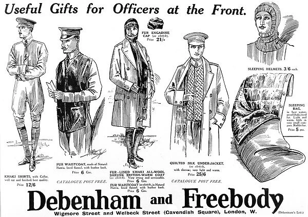 Debenham and Freebody advertisement