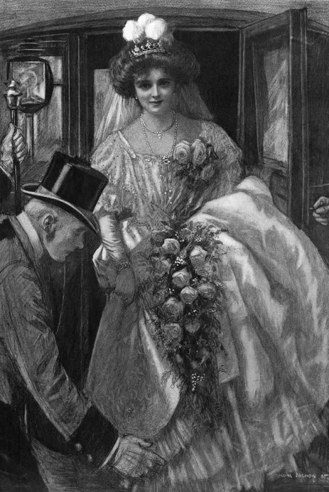 Framed Print : Debutante Arriving Framed Print : Debutante Arriving