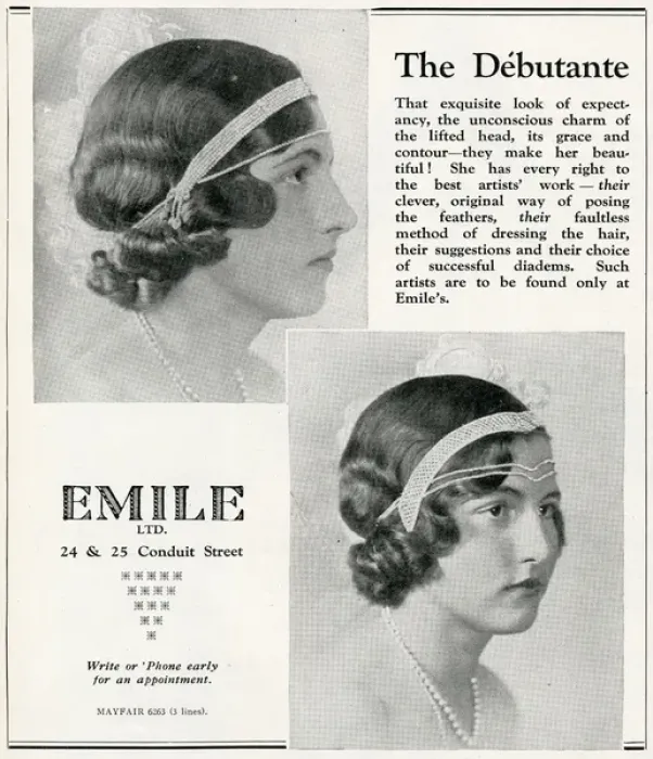 Framed Print : The Debutante - hairdressing from Emile Framed Print : The Debutante - hairdressing from Emile