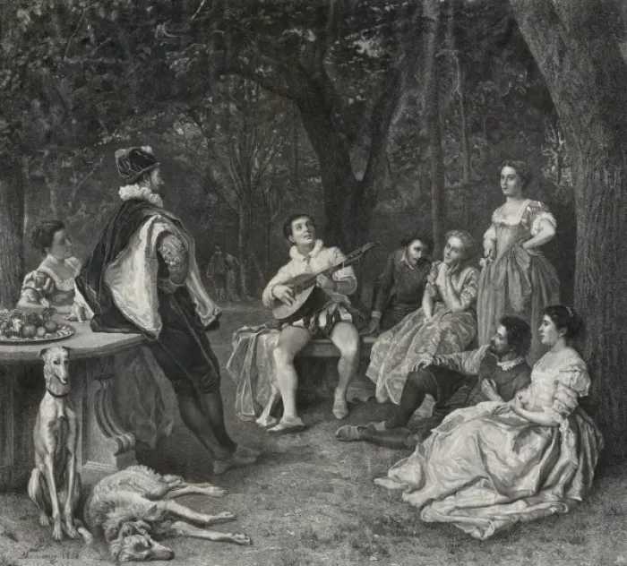 Framed Print : The decameron Framed Print : The decameron