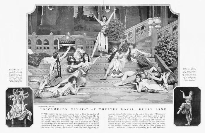 Framed Print : Decameron Nights at the Theatre Royal, Drury Lane, London