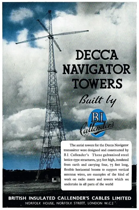 Framed Print : Decca Navigator Towers Built By B.I.Callender. BICC Framed Print : Decca Navigator Towers Built By B.I.Callender. BICC