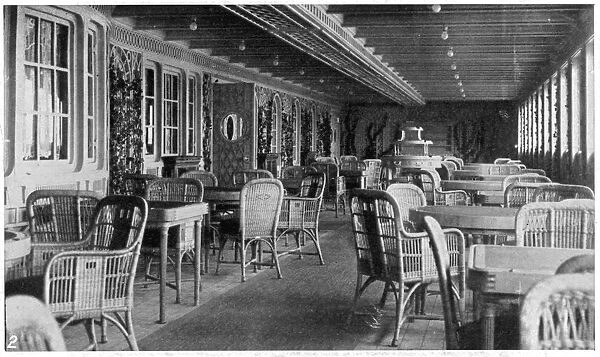 The Deck Cafe on the Titanic