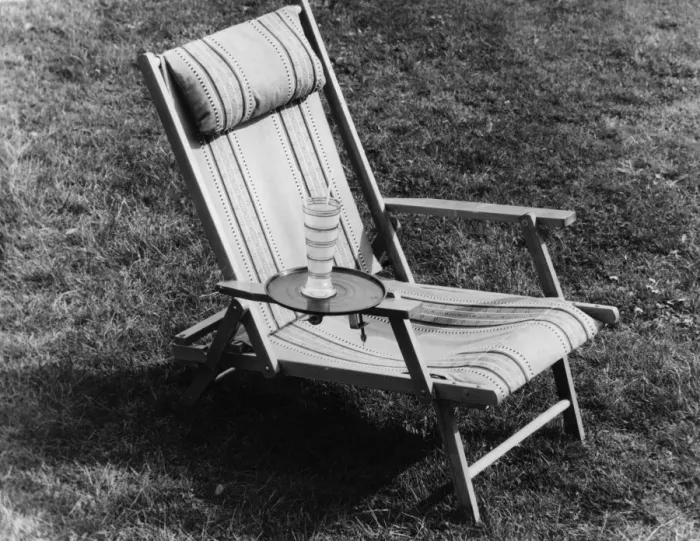 Framed Print : Deckchair Tray Framed Print : Deckchair Tray