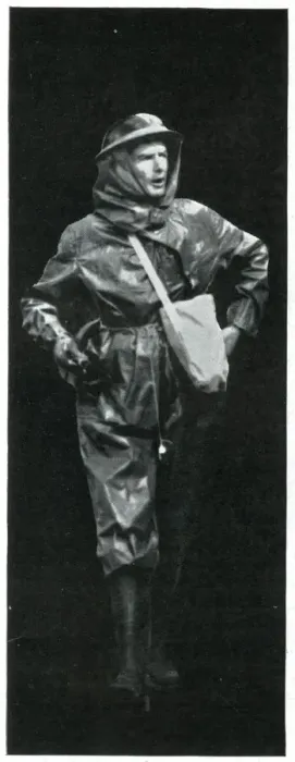 Framed Print : Decontaminator in full uniform, September 1939 Framed Print : Decontaminator in full uniform, September 1939