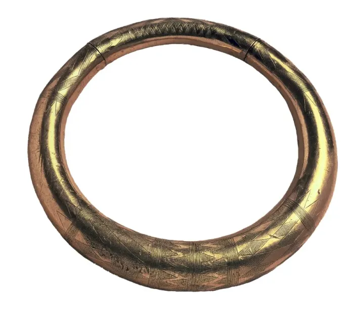 Framed Print : Decorated gold necklace. C. 800 BC. Bronze Age Framed Print : Decorated gold necklace. C. 800 BC. Bronze Age