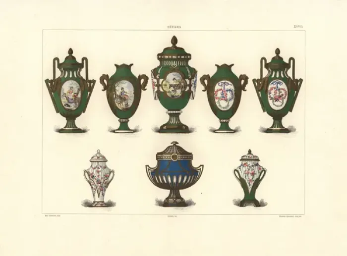 Framed Print : Decorated vases Framed Print : Decorated vases