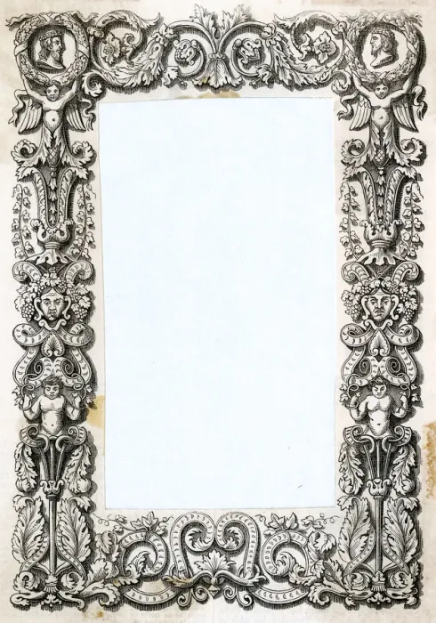 Framed Print : DECORATIVE ART / BORDER Framed Print : DECORATIVE ART / BORDER