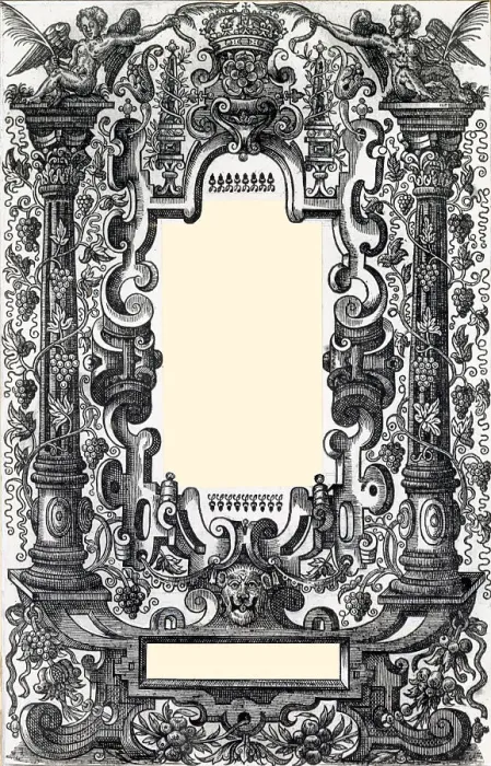 Framed Print : Decorative boarder Framed Print : Decorative boarder