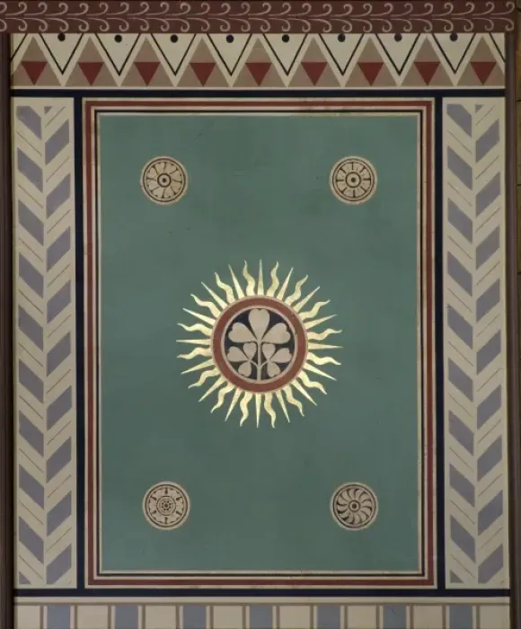 Framed Print : Decorative ceiling panel Framed Print : Decorative ceiling panel