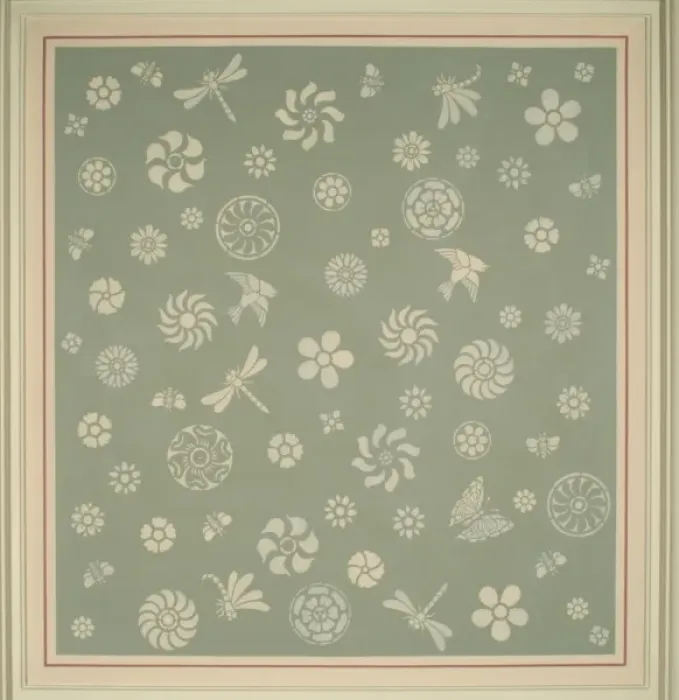 Framed Print : Decorative ceiling panel Framed Print : Decorative ceiling panel
