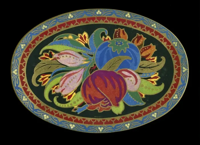Framed Print : Decorative chocolate box lid with flowers and leaves Framed Print : Decorative chocolate box lid with flowers and leaves
