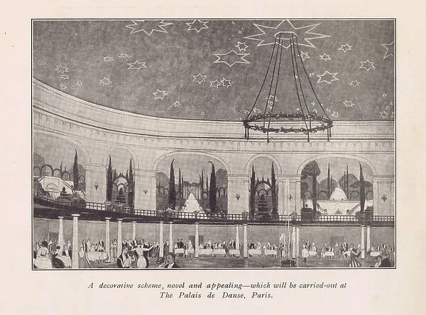 Decorative scheme for interior dcor of the Palais de Danse