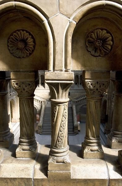 Decorative terracotta pillars