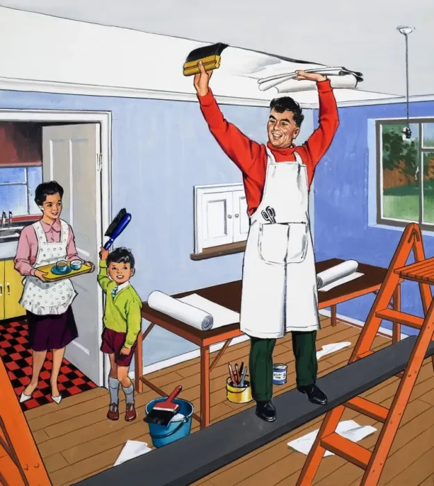Framed Print : The Decorator Framed Print : The Decorator