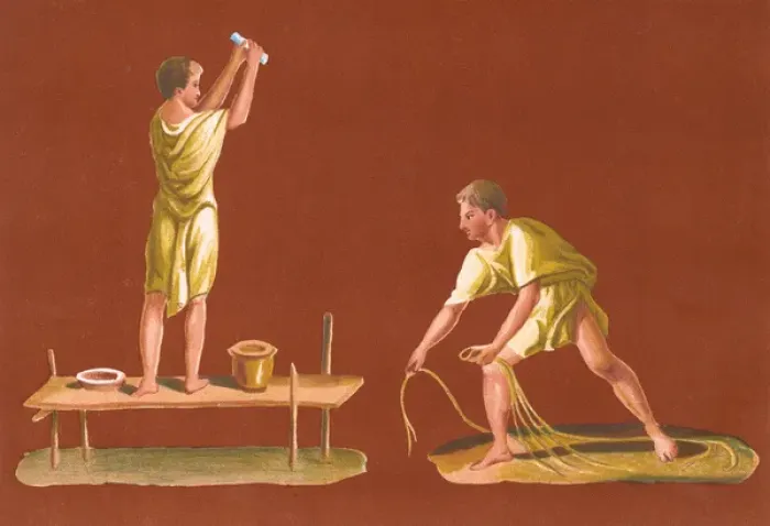 Framed Print : Decorators Pompeii Framed Print : Decorators Pompeii