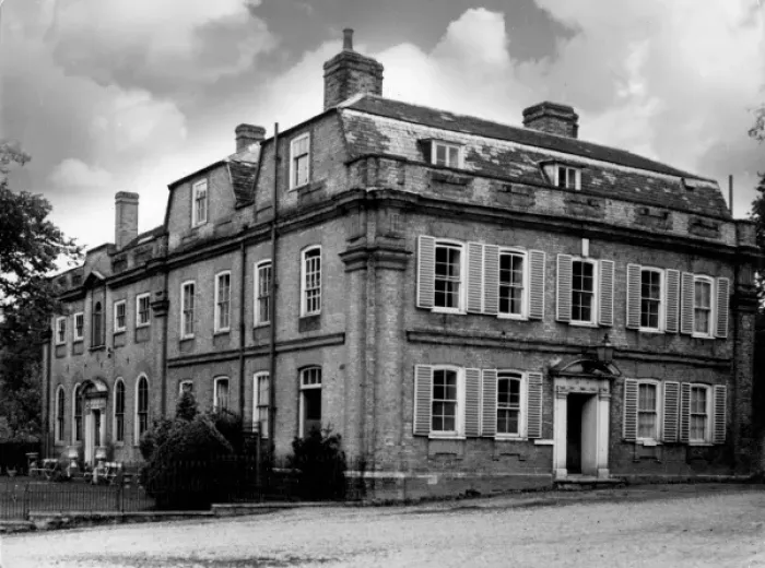 Framed Print : Dedham Grammar School Framed Print : Dedham Grammar School