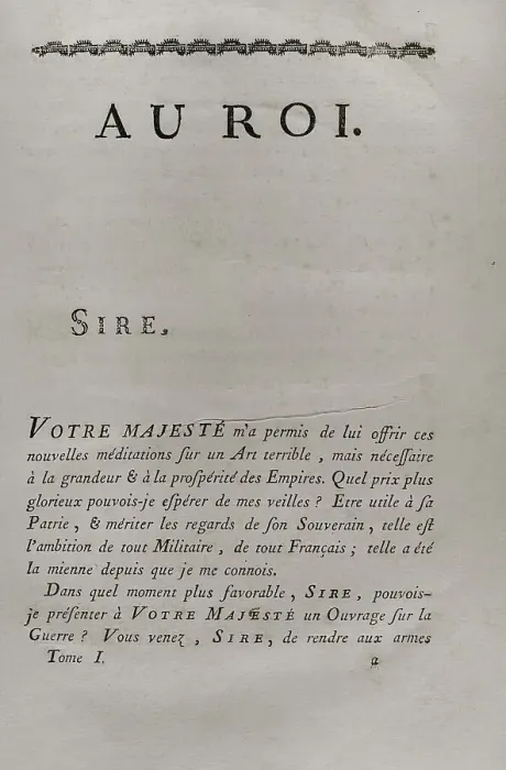 Framed Print : Dedication page to the King. Commentaires de Cesar Framed Print : Dedication page to the King. Commentaires de Cesar