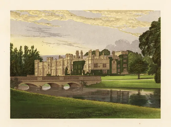 Framed Print : Deene Park, Northamptonshire, England Framed Print : Deene Park, Northamptonshire, England