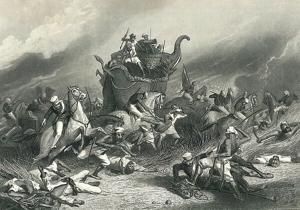 Defeat of the Peishwa's Army before Jhansi by General Rose