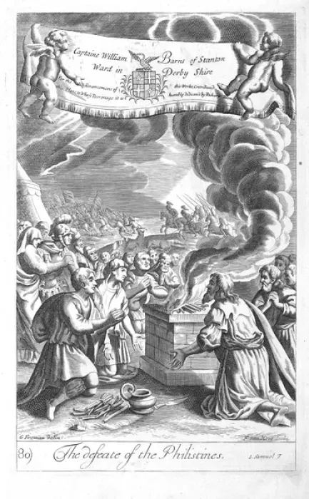 Framed Print : The defeat of the Philistines Framed Print : The defeat of the Philistines