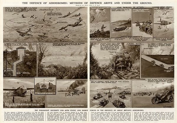 Defence of British aerodromes by G. H. Davis