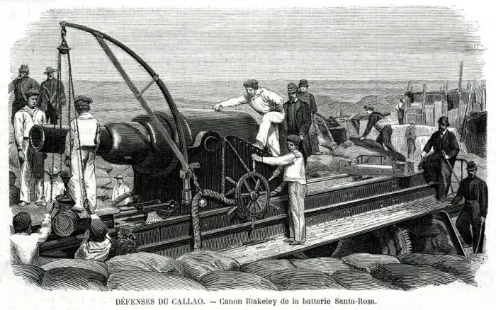 Framed Print : The Defences of Callao Framed Print : The Defences of Callao