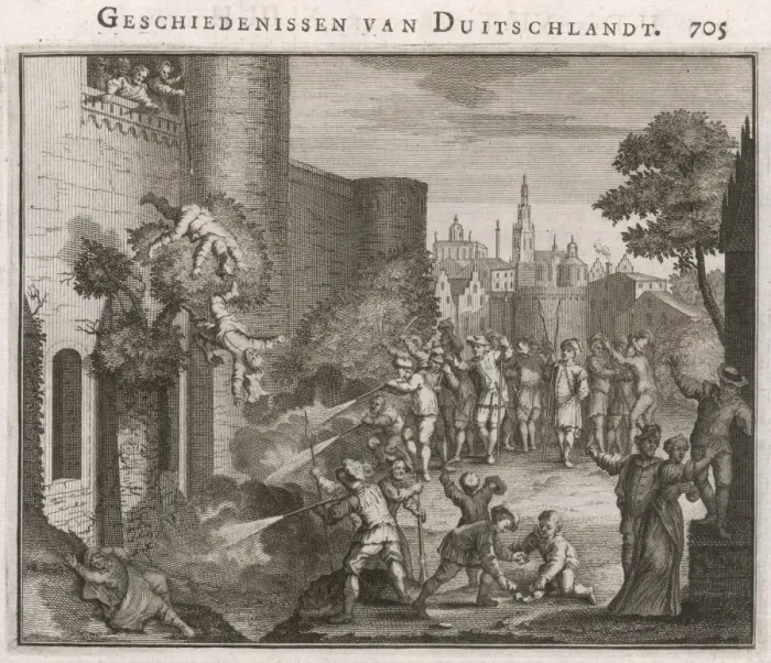 Framed Print : Defenestration of Prague Framed Print : Defenestration of Prague