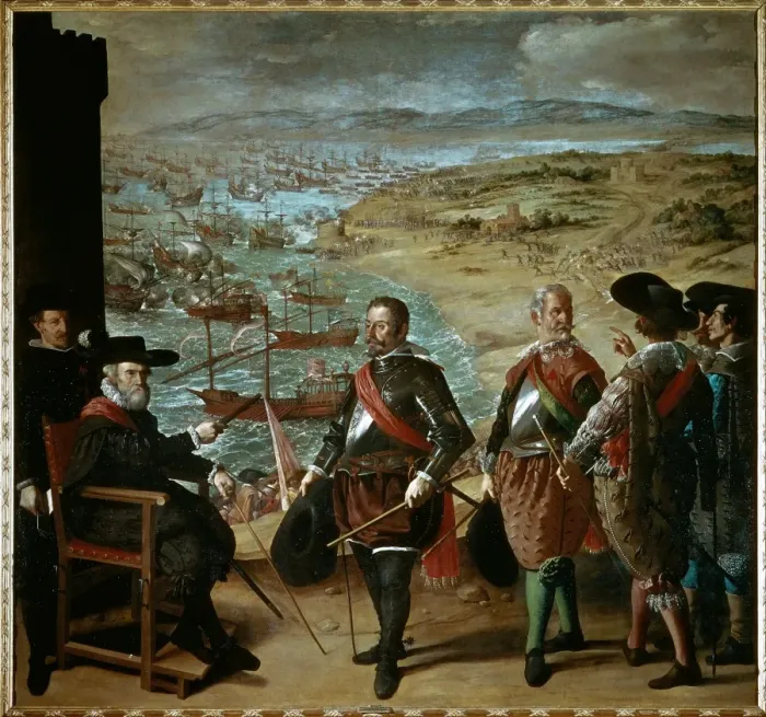 Framed Print : The Defense of Cadiz against the English by Francisco Zurbar Framed Print : The Defense of Cadiz against the English by Francisco Zurbar