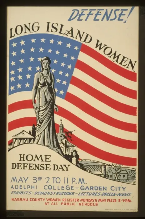 Framed Print : Defense! Long Island women : Home defense day : Exhibits - d Framed Print : Defense! Long Island women : Home defense day : Exhibits - d