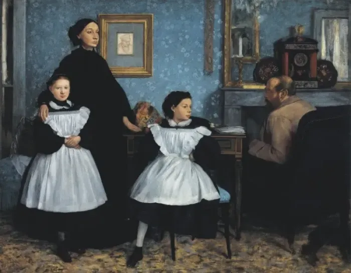 Framed Print : DEGAS, Edgar (1834-1917). The Bellelli Family Framed Print : DEGAS, Edgar (1834-1917). The Bellelli Family