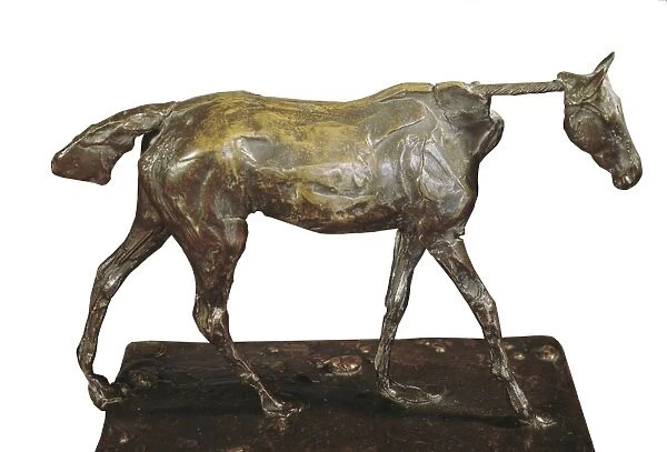 DEGAS, Edgar (1834-1917). Thoroughbred Horse