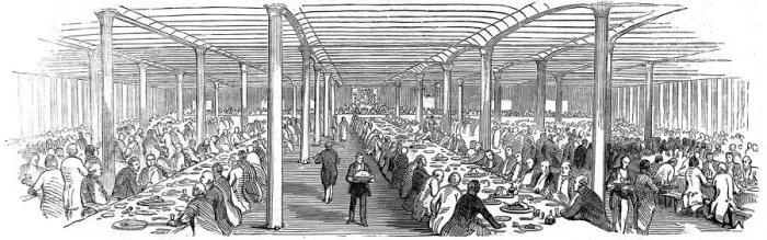 Framed Print : The Dejeuner at The Albert Dock during Prince Alberts visit Framed Print : The Dejeuner at The Albert Dock during Prince Alberts visit