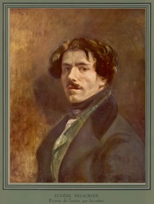 Framed Print : Delacroix Self-Portrait Framed Print : Delacroix Self-Portrait