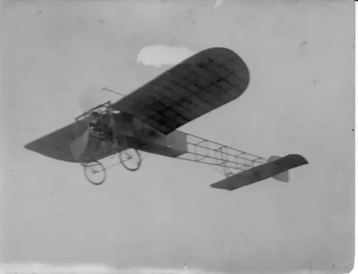 Framed Print : Delagranges Bleriot monoplane Framed Print : Delagranges Bleriot monoplane
