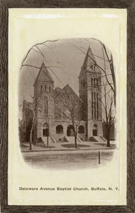 Framed Print : Delaware Avenue Baptist Church, Buffalo, New York State Framed Print : Delaware Avenue Baptist Church, Buffalo, New York State