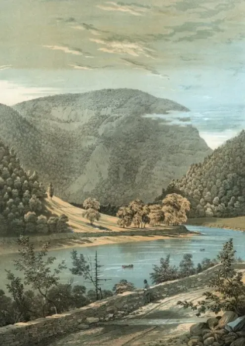 Framed Print : Delaware Water Gap Framed Print : Delaware Water Gap